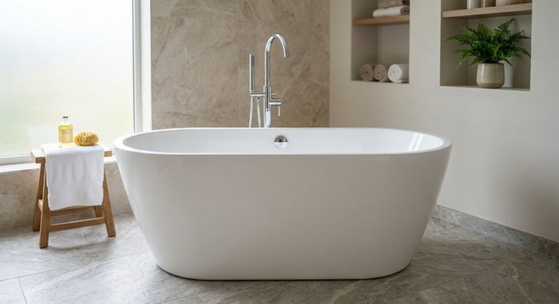 Acrylic Bathtub Installation in West Chester, PA