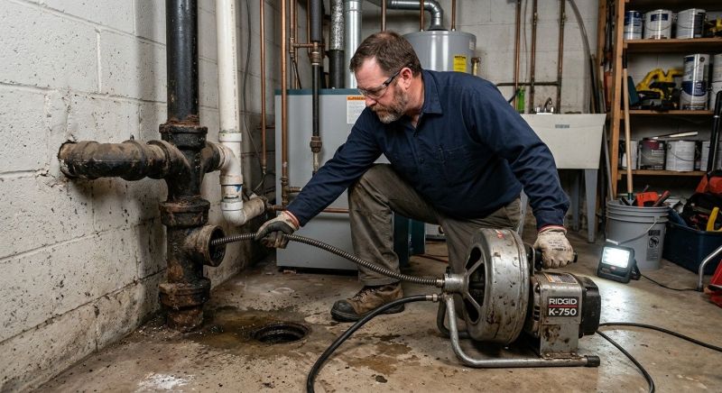 Basement Drain Clearing in Columbus, OH